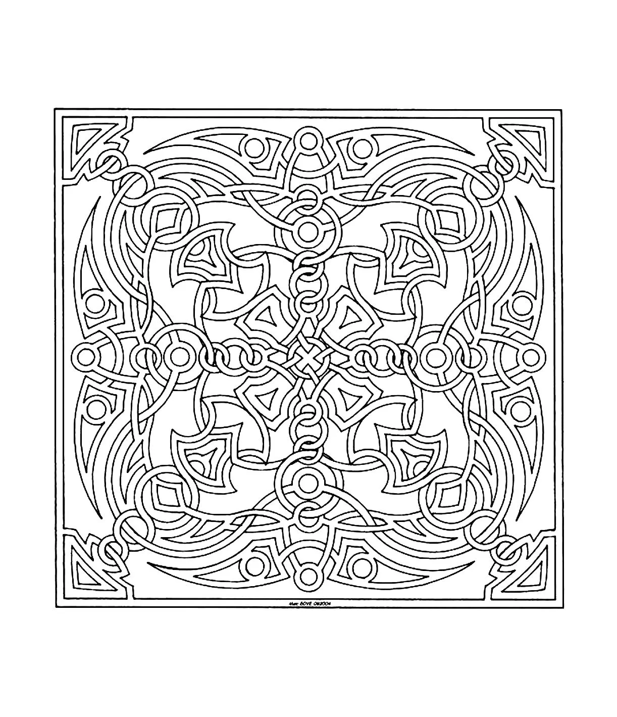 Mandala to color zen relax free - 31 (Zen & Anti-stress Mandalas)